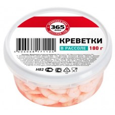Креветки 365 ДНЕЙ в рассоле, 180г в магазинах Лента
