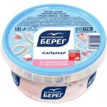 Кальмар БАЛТИЙСКИЙ БЕРЕГ в майонезе с чесноком, 210г