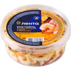 Коктейль из морепродуктов ЛЕНТА в масле с пряностями, 380г в магазинах Лента