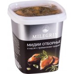 Мидии МИЛЕГРИН отборные с прованскими травами в масле, 415г