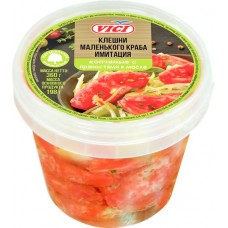 Клешни маленького краба копченые VICI с пряностями в масле, имитация, 360г в магазинах Лента