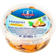 Мидии МИРАМАР в рассоле, 300г в магазинах Лента