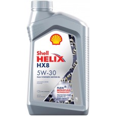 Масло моторное SHELL Helix HX8 5W-30 синтетическое, 1л в магазинах Лента