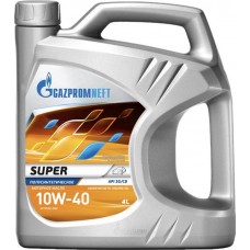 Масло моторное GAZPROMNEFT Super 10W-40 API SG/CD полусинтетическое, 4л в магазинах Лента