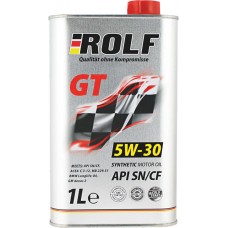 Масло моторное ROLF GT SAE 5W-30 API SN/CF, синтетическое, 1л в магазинах Лента