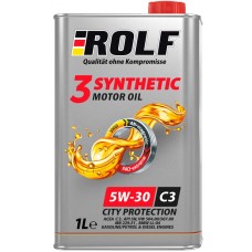 Масло моторное ROLF 3-synthetic 5W-30 Acea A3/B4 322550, 1л в магазинах Лента