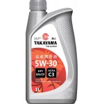 Масло моторное TAKAYAMA синтетическое SAE 5W-30 API SN/СF С3, 1л