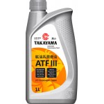 Масло трансмиссионное TAKAYAMA ATF III 605526, минеральное, 1л