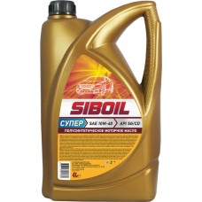 Масло моторное SIBOIL Супер полусинтетическое SAE 10W-40 API SG/CD, 4л в магазинах Лента