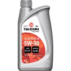 Масло моторное TAKAYAMA синтетическое SAE 5W-30 API SL/СF, 1л в магазинах Лента