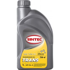 Масло трансмиссионное SINTEC TRANS ТМ4 SAE 75W-90 API GL-4, полусинтетическое, 1л в магазинах Лента