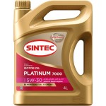 Масло моторное SINTEC Platinum 7000 5W-30 A5/B5 SL, синтетическое, 4л