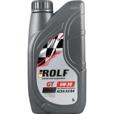 Масло моторное ROLF GT SAE 5W-30, ACEA A3/B4, синтетическое, 1л в магазинах Лента