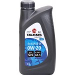 Масло моторное TAKAYAMA синтетическое SAE 0W-20, ILSAC GF-5, API SN, Арт. 605553, 1л