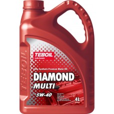 Масло моторное TEBOIL Diamond Multi 5W–40 синтетическое, Арт. 3455081, 4л в магазинах Лента