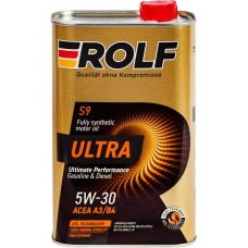 Масло моторное ROLF ULTRA SAE 5W-30 ACEA A3/B4 API SP, Арт. 323103, 1л в магазинах Лента
