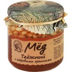 Мед КЕДРОВЫЙ БОР Таежный, с сибирскими кедровыми орешками, 225г