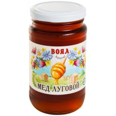 Мед цветочный ВОЯЛ Natural Луговой, 500г в магазинах Лента