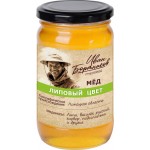 Мед цветочный ПЧЕЛОВОД ИВАН БОРТНИКОВ Липовый цвет, 500г