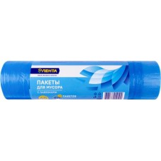 Пакет для мусора с завязками ЛЕНТА 60л 60х70см, 20шт в магазинах Лента