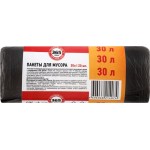 Пакеты для мусора 365 ДНЕЙ 30л черные, 20шт Пакеты для мусора 365 ДНЕЙ 30л черные, 20шт