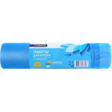 Пакеты для мусора ЛЕНТА 90л, с завязками, 10шт в магазинах Лента