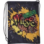 Мешок для обуви КРОК&ДИЛЛИ Граффити, 30x40см, Арт. MF521266-4 Мешок для обуви КРОК&ДИЛЛИ Граффити, 30x40см, Арт. MF521266-4