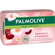 Туалетное мыло PALMOLIVE Натурэль Нежность и комфорт с экстрактом цветка вишни, 90г в магазинах Лента