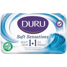 Туалетное мыло DURU 1+1 Морские минералы, 80г в магазинах Лента