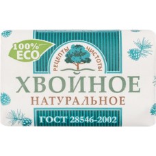 Туалетное мыло РЕЦЕПТЫ ЧИСТОТЫ Хвойное, 200г в магазинах Лента