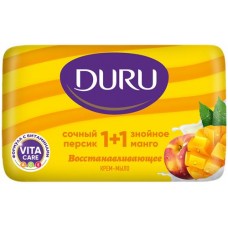 Крем-мыло DURU 1+1 Манго и персик, 80г в магазинах Лента Крем-мыло DURU 1+1 Манго и персик, 80г в магазинах Лента