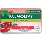 Туалетное мыло PALMOLIVE Натурэль Витамин B и гранат с увлажняющим компонентом, 150г Туалетное мыло PALMOLIVE Натурэль Витамин B и гранат с увлажняющим компонентом, 150г
