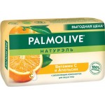 Туалетное мыло PALMOLIVE Натурэль Витамин С и апельсин, 150г Туалетное мыло PALMOLIVE Натурэль Витамин С и апельсин, 150г