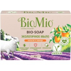 Туалетное мыло BIOMIO Bio-Soap Апельсин, лаванда и мята, 90г в магазинах Лента