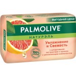 Туалетное мыло PALMOLIVE Натурэль Увлажнение и свежесть с цитрусовыми экстрактами и кремом, 150г Туалетное мыло PALMOLIVE Натурэль Увлажнение и свежесть с цитрусовыми экстрактами и кремом, 150г