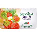 Туалетное мыло ФРУКТОВАЯ АЛЛЕЯ Земляника, 90г Туалетное мыло ФРУКТОВАЯ АЛЛЕЯ Земляника, 90г