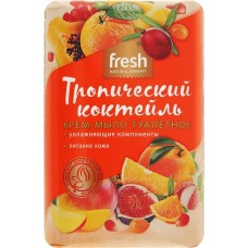 Крем-мыло FRESH Тропический коктейль, 90г в магазинах Лента Крем-мыло FRESH Тропический коктейль, 90г в магазинах Лента