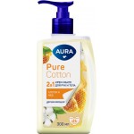 Крем-мыло для рук и тела AURA Pure Cotton 2в1 Хлопок и мед, 300мл Крем-мыло для рук и тела AURA Pure Cotton 2в1 Хлопок и мед, 300мл