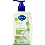 Жидкое мыло AURA Pure Cotton 2в1 Хлопок и луговые травы, 300мл Жидкое мыло AURA Pure Cotton 2в1 Хлопок и луговые травы, 300мл
