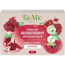 Мыло туалетное BIOMIO Aromatherapy Гранат и базилик натуральное, 90г в магазинах Лента