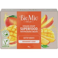 Мыло туалетное BIOMIO Superfood Манго натуральное, 90г в магазинах Лента