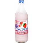 Коктейль молочный МОЖАЙСКОЕ с ароматом клубники 2,5%, без змж, 450г