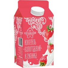 Коктейль молочный ТОТЕМСКИЙ Вологодский Клубника 2,3%, без змж, 470г в магазинах Лента