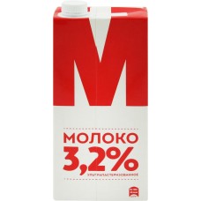 Молоко ультрапастеризованное М 3,2%, без змж, 950г в магазинах Лента