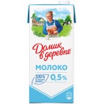Молоко стерилизованное ДОМИК В ДЕРЕВНЕ 0,5%, без змж, 950г