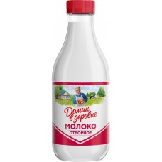 Молоко пастеризованное ДОМИК В ДЕРЕВНЕ Деревенское отборное цельное 3,4–4,5%, без змж, 930мл в магазинах Лента