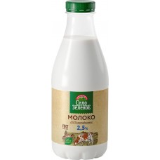 Молоко пастеризованное СЕЛО ЗЕЛЕНОЕ 2,5%, без змж, 930г в магазинах Лента