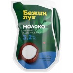 Молоко пастеризованное БЕЖИН ЛУГ 3,2%, без змж, 900мл
