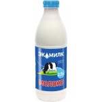 Молоко пастеризованное ЭКОМИЛК 2,5%, без змж, 956г