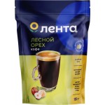 Кофе молотый ЛЕНТА натуральный жареный с ароматом лесного ореха, 150г